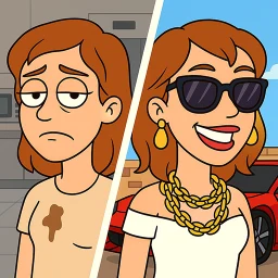 Idle Girl : Life Simulator 图标